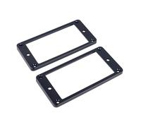 Banworks Humbucker Rings Plastic Slanted Top Flat Bottom Humbucker Pickup Covers 4.5x6mm Guitar Pickup Frame for Les Paul LP Style Electric Guitars Pack of 2 JT/SYQG-22 Black