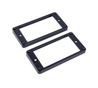 Banworks Humbucker Rings Plastic Slanted Top Flat Bottom Humbucker Pickup Covers 7x8.5mm Guitar Pickup Frame for Les Paul LP Style Electric Guitars Pack of 2 JT/SYQG-23 Black