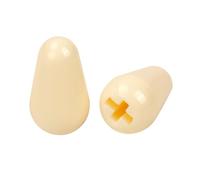 Banworks Imperial 4.9mm 5-Way Toggle Switch Tip Pickup Selector Switch Cap | Guitars 3/16" Switch Knob for USA Fender Stratocaster Strat Telecaster Tele Electric Guitars Pack of 2 JT/DWQM-04 Cream