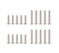 Banworks Imperial Guitar Humbucker Pickup Frame Mounting Screws Set Flat Head Countersunk Pickup Ring Mounting Screws Kit for Gibson Les Paul SG 10pcs Long + 10pcs Short Screws JT/SYQLS-03 Nickel