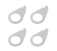 Banworks LP Guitar Tone and Volume Knobs Pointer Plate 3/8" Inner Diameter LP Knob Indicator Washers for Gibson Les Paul LP or CTS Pots Pack of 4 JT/XNZZ-03 Chrome