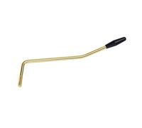 Banworks M6 Metric Guitar Tremolo Arm Whammy Bar Replacement | 5.8mm (15/64") Thread for Tremolo Bridges of Squier Strat ST Guitars JT/YB-01 Golden with Black Tip