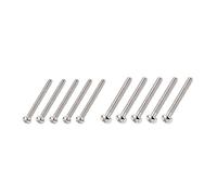 Banworks Metric 2.5X27mm and 3x27mm Electric Guitar Humbucker Pickup Height Adjustment Screw Set for Epiphone LP SG Squier Strat ST and Asian-Made Humbucker-Equipped Guitar JT/SXQLS-02 Chrome