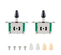 Banworks Metric 3-Way Toggle Switch 3 Position Pickup Selector Blade Switch for Fender/Squier Stratocaster Strat ST Telecaster Tele Style Electric Guitar Pack of 2 JT/DWQ-08