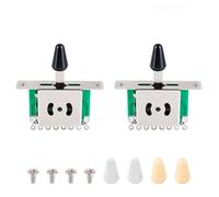 Banworks Metric 5-Way Toggle Switch 5 Position Pickup Selector Blade Switch for Fender/Squier Stratocaster Strat ST Telecaster Tele Style Electric Guitar Pack of 2 JT/DWQ-09