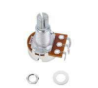Banworks Metric M8 Thread B250K Mini Guitar Pots Aluminum 18-Spline Split Long Shaft (18mm Length) Linear Taper Electric Guitars Potentiometers for Squier, Epiphone, Ibanez, ESP 1 Piece JT/XNQ-03