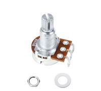 Banworks Metric M8 Thread B500K Mini Guitar Pots Aluminum 18-Spline Split Long Shaft (18mm Length) Linear Taper Electric Guitars Potentiometers for Squier, Epiphone, Ibanez, ESP 1 Piece JT/XNQ-03