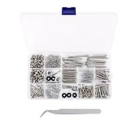Banworks Metric Sized 258pcs Electric Guitar Screws Kit for Tele/Strat Bridge, Neck Plate, Pickup Rings, Humbucker Pickups, ST/TL Pickups, Pickguards, Tuners, Pickup Selector Switch, Strap End Pins