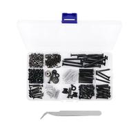 Banworks Metric Sized 258pcs Electric Guitar Screws Kit for Tele/Strat Bridge, Neck Plate, Pickup Rings, Humbucker Pickups, ST/TL Pickups, Pickguards, Tuners, Pickup Selector Switch, Strap End Pins