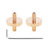 Banworks Metric Sized ABR-1 Tune-o-matic Bridge Posts and Thumbwheels 4mm Post Thread 20mm Height for Epiphone Les Paul SG ES Style Guitars Pack of 2 JT/QQDWZ-01 Golden