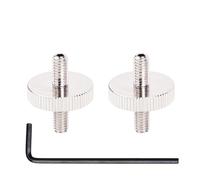 Banworks Metric Sized ABR-1 Tune-o-matic Bridge Posts and Thumbwheels 4mm Post Thread 20mm Height for Epiphone Les Paul SG ES Style Guitars Pack of 2 JT/QQDWZ-01 Nickel
