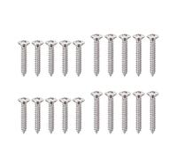 Banworks Metric Thread 2.5x15mm and 2.5x18mm Electric Guitar Humbucker Pickup Frame Mounting Screws Set Humbucker Pickup Ring Countersunk Screw Kit for EPI Les Paul LP SG Pack of 20 JT/WKLS-01 Nickel