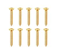 Banworks Metric Thread 2.5x18mm M2.5 Electric Guitar Humbucker Pickup Frame Mounting Screw Set Humbucker Pickup Ring Countersunk Screw Kit for EPI Les Paul LP SG Suier ST Pack of 20 JT/WKLS-01 Golden