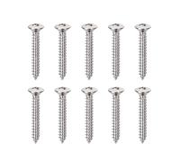 Banworks Metric Thread 2.5x18mm M2.5 Electric Guitar Humbucker Pickup Frame Mounting Screw Set Humbucker Pickup Ring Countersunk Screw Kit for EPI Les Paul LP SG Suier ST Pack of 20 JT/WKLS-01 Nickel