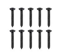 Banworks Metric Thread 2.5x18mm M2.5 Electric Guitar Humbucker Pickup Frame Mounting Screw Set Humbucker Pickup Ring Countersunk Screw Kit for EPI Les Paul LP SG Suier ST Pack of 20 JT/WKLS-01 Black