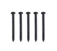 Banworks Metric Thread 2.8x32mm M2.8 P90 Style Pickup Mounting Screws Dog Ear Pickup Screws Set for Squier Jazzmaster Epiphone Les Paul LP SG Pack of 5 JT/GELS-01 Black
