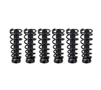 Banworks Metric Thread 3x18mm M3 Stainless Steel Tremolo Bridge Saddle Intonation Screws and Spring Set for Imported Strat/Tele Electric Guitar and Bass Bridges 6 Screws + 6 Springs JT/QMLS-01 Black