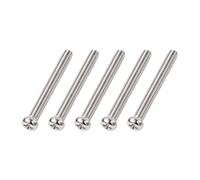 Banworks Metric Thread 3x27 mm M3 Electric Guitar Humbucker Pickup Height Adjustment Screw Set for Epiphone LP SG Squier Strat ST and Asian-Made Humbucker-Equipped Guitar JT/SXQLS-02 Chrome