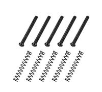 Banworks Metric Thread 3x30 mm M3 Electric Guitar Humbucker Pickup Height Adjustment Screw and Spring Set for Epiphone LP SG Squier Strat ST and Asian-Made Humbucker-Equipped Guitar JT/SXQLS-03 Black