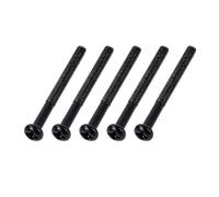 Banworks Metric Thread 3x34 mm M3 Electric Guitar Humbucker Pickup Height Adjustment Screw Set for Epiphone LP SG Squier Strat ST and Asian-Made Humbucker-Equipped Guitar JT/SXQLS-02 Black