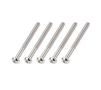 Banworks Metric Thread 3x34 mm M3 Electric Guitar Humbucker Pickup Height Adjustment Screw Set for Epiphone LP SG Squier Strat ST and Asian-Made Humbucker-Equipped Guitar JT/SXQLS-02 Chrome