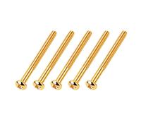 Banworks Metric Thread 3x34 mm M3 Electric Guitar Humbucker Pickup Height Adjustment Screw Set for Epiphone LP SG Squier Strat ST and Asian-Made Humbucker-Equipped Guitar JT/SXQLS-02 Golden