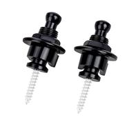 Banworks Quick-Release Locking Strap Buttons Security Straplocks for Acoustic/Electric Guitars Bass Pack of 2 JT/DSBDK-01 Black