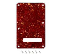 Banworks ST Backplate Cavity Cover 4-Ply 6-Hole Tremolo Cover Backplate | Electric Guitar Backplate Scratch Plate for USA/Mexican Fender Standard Strat ST JT/HGB-01 Brown Tortoiseshell