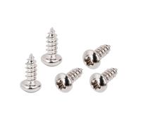 Banworks Stainless Steel American #3 x 1/4" Guitar Truss Rod Cover Screws Bell Shaped Truss Rod Cover Screws for USA Gibson Les Paul LP SG Pack of 5 JT/ZGLS-01 Nickel