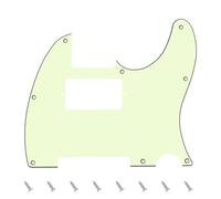 Banworks Tele HS/HH Pickguard 3 Ply 8-Hole Electric Guitar Pickguard Scratch Plate for USA/Mexican Fender Modern Style Standard Tele Telecaster TL JT/HB-04 Mint