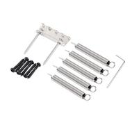 Banworks Tremolo Bridge Spring Claw Screws Set ST Vintage 6-Point Tremolo Bridge Spring Accessories Kit for Vintage Style Fender/Squier Stratocaster Strat Electric Guitars JT/QQXT-02 Black Screws