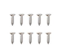 Banworks USA #3 x 3/8" Guitar Output Jack Screws Guitar Pickguard Screws | Stainless Steel Guitar Back Plate Screws Switch Plate Screws for Gibson Les Pauls LP SG ES Guitars 10Pcs JT/CKLS-01 Nickel