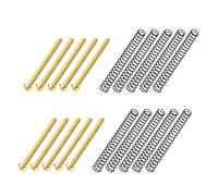 Banworks USA/Imperial Thread Guitar Humbucker Pickup Screw Vintage Phillips-Head Humbucker Pickup Height Screws with Springs for Gibson, EMG, Seymour Duncan, Dimarzio Pickups 10pcs JT/SYQLS-02 Golden