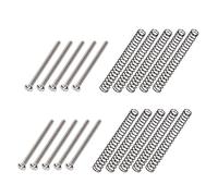 Banworks USA/Imperial Thread Guitar Humbucker Pickup Screws Vintage Slotted-Head Humbucker Pickup Height Screws with Springs for Gibson, EMG, Seymour Duncan, Dimarzio Pickups 10pcs JT/SYQLS-01 Nickel