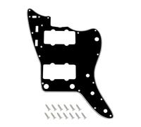 Banworks Vintage '60s Jazzmaster Pickguard with Truss Rod Notch 3-Ply 13-Hole Jazzmaster Scratch Plate for Fender Jazzmaster and Squier Classic Vibe '60s Jazzmaster Guitars JT/HB-38 Black
