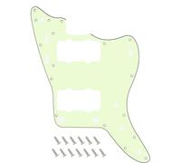 Banworks Vintage 60s JM Pickguard 3 Ply 13-Hole Aluminum Guitar Pickguard Scratch Plate for Fender Jazzmaster JM Guitars JT/HB-14 Mint Green