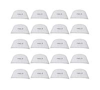 Banxian Super Protective Face Shield,Anti Fog Mask,Adult Clear Face Shield,Plastic Face Mask (20pcs-pm Filters)