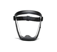 Banxian Super Protective Face Shield,Anti Fog Mask,Adult Clear Face Shield,Plastic Face Mask (Black)