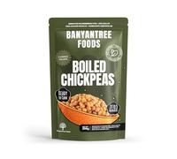 BanyanTree Foods Boiled Chickpeas 200g ~ Ready to Eat| 100% Pure from Boiled Chickpeas| High Protein | Zero Preservatives| 100% Natural | Ideal for Hummus