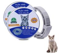 Banydoll Cat Flea and Tick Collar, 8 Months Effective Protection - Adjustable Cat Flea Treatment Collar Waterproof for Cats Puppies