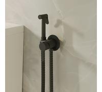 Banyetti Luca Round Concealed Thermostatic Douche - Matt Black Banyetti Black One Size