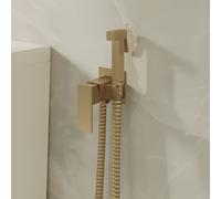 Banyetti Luca Square Concealed Thermostatic Douche - Brushed Brass in Gold Banyetti Gold