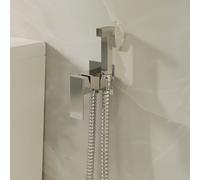 Banyetti Luca Square Concealed Thermostatic Douche - Chrome in Silver Banyetti Silver