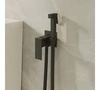 Banyetti Luca Square Concealed Thermostatic Douche - Matt Black Banyetti Black One Size