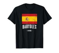 Banyoles Spain | ES Flag, City - Bandera Ropa - T-Shirt