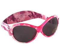 BANZ Kids Sunglasses Retro Wrap Around Sunglasses Kids - Stylish and Comfortable Sun Protection for Children, Toddler Age 2 Years Plus - Camouflage Pink
