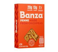 Banza Chickpea Pasta - High Protein Gluten Free Healthy Pasta - Penne (8 oz)