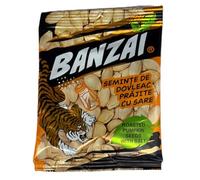 Banzai Roasted Pumpkin Seeds with Salt 80g Salted Roasted Pumpkin Seeds Crunchy Healthy Snack Product of Moldova Pack of 1