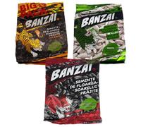 Banzai Sunflower Seeds Variety Combo Pack Salted White Black Salted Roasted Crunchy Healthy Snack Product of Moldova