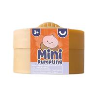 Bao Bun Dumpling Squishy Toy in Steamer Basket - Cute Kawaii Food Fidget Toy - Soft Squeeze Sensory Stress Relief Toy for Kids - Trending Bao Bun Squishy Collectible